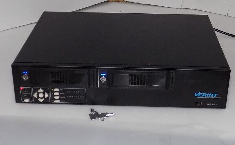 Verint netDVR II-ES Video Recorder WORKS- WITH Keys .. No HDD