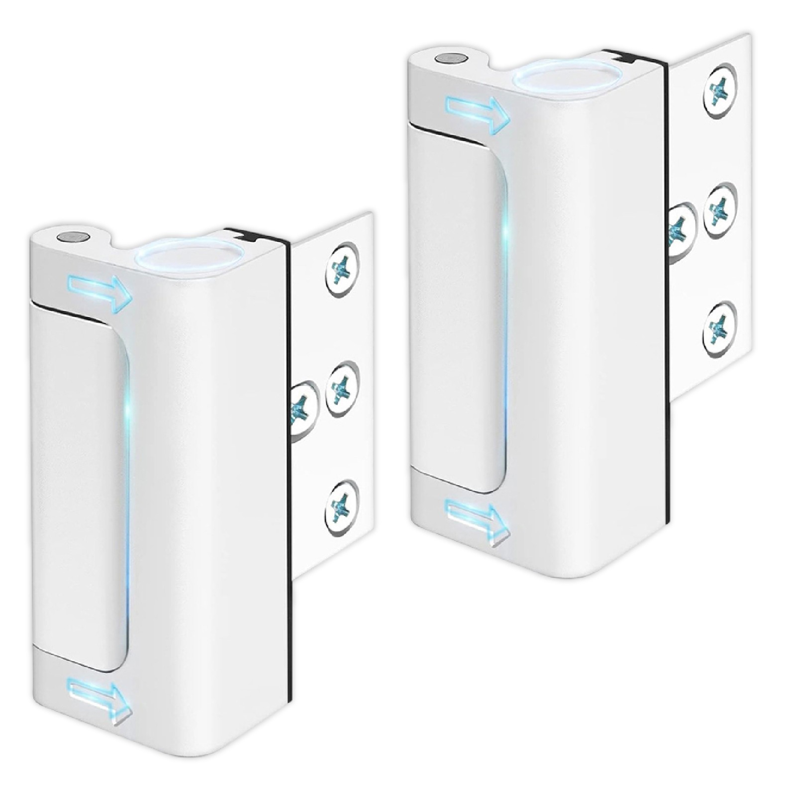 Home Security Door Reinforcement Lock 2-Pack Childproof 800 lbs US Seller