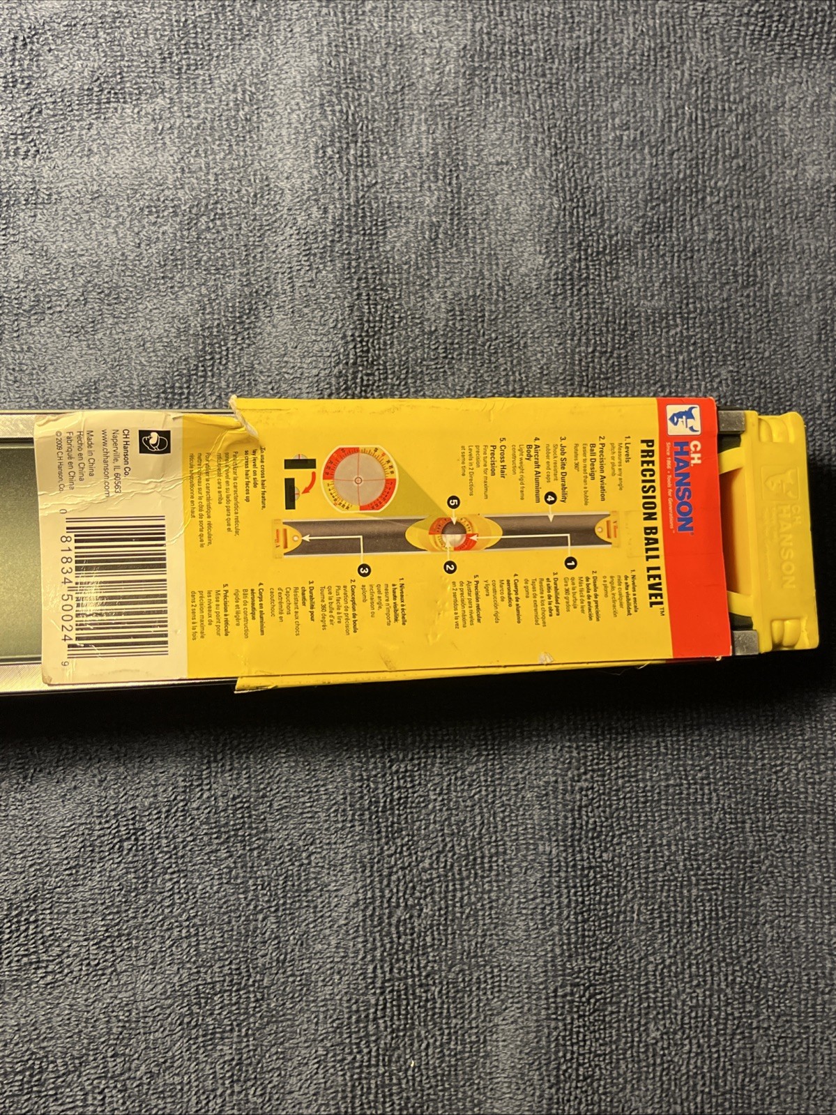 C.H Hanson Precision Ball Level - Brand New - 24"