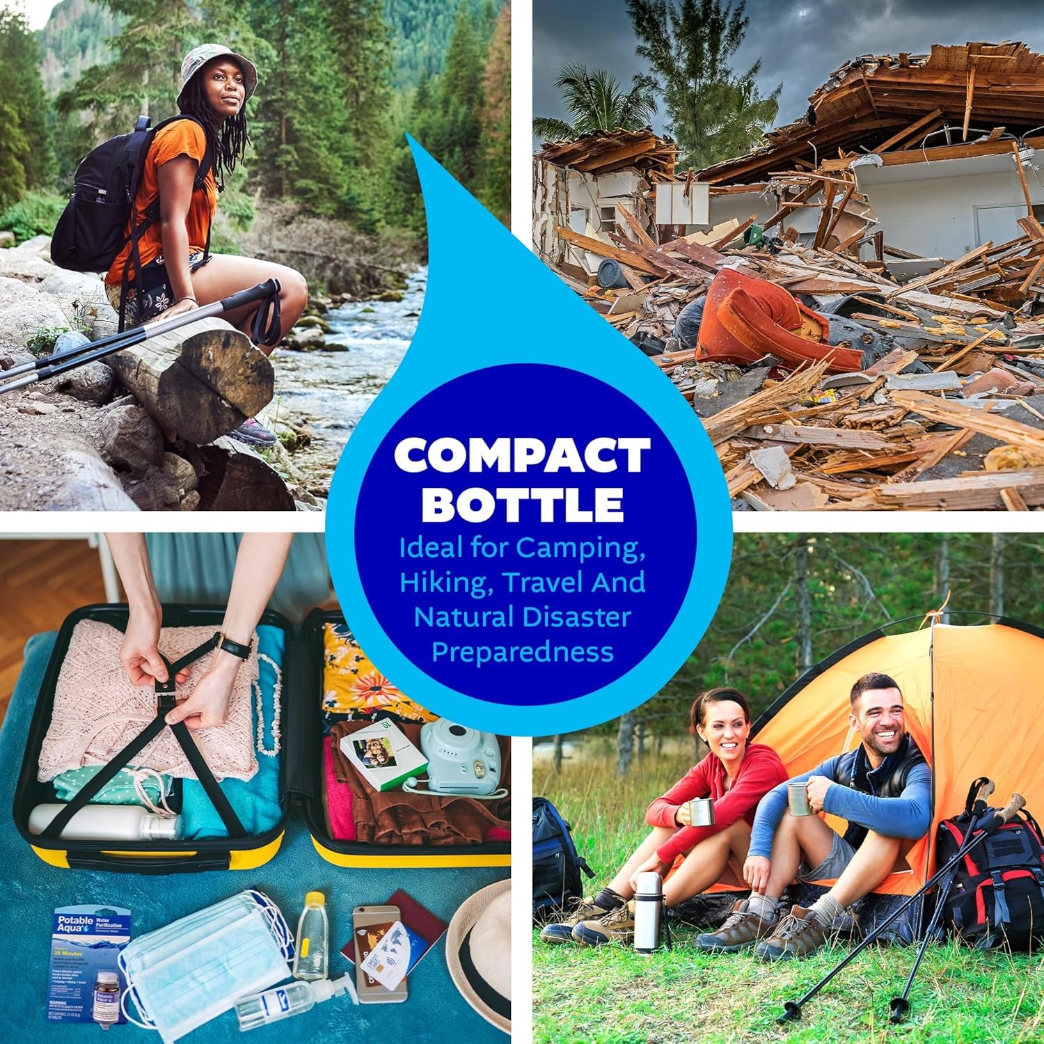 Emergency Water Purification Tablets Camping