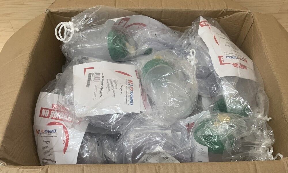 Case/15 APAR008RESO2KITA Oxygen Kit -Tubing, Adulta Cannula, Humidifier & More