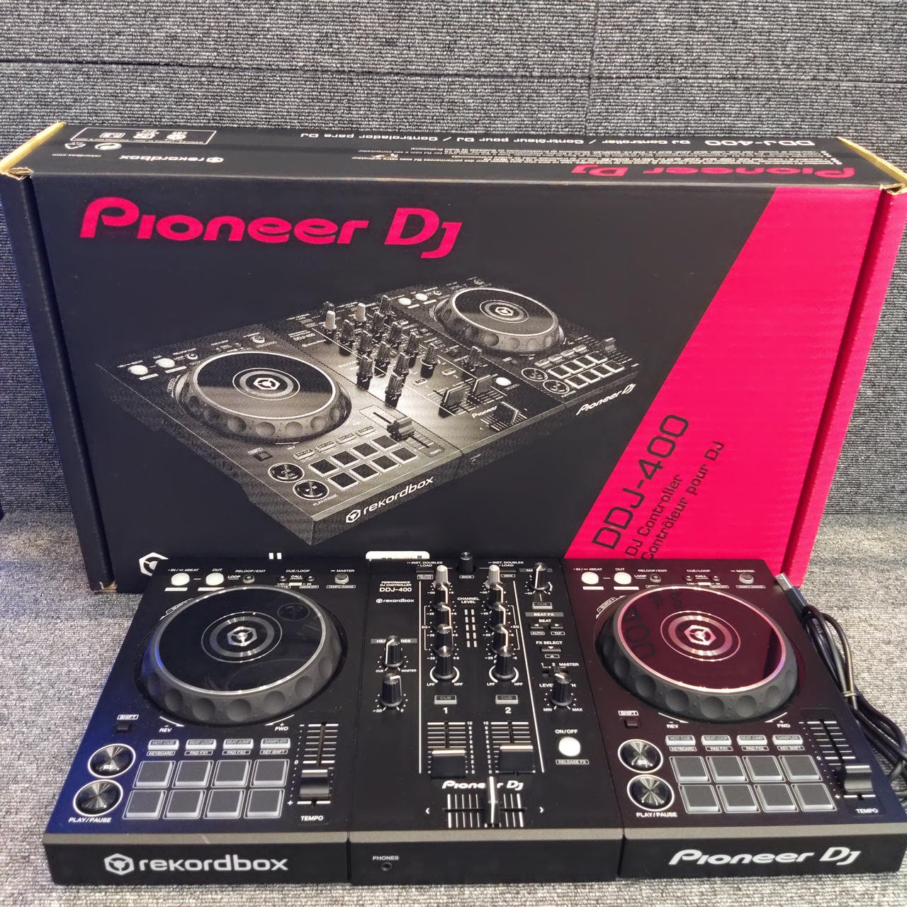Pioneer DDJ-400 2-Channel DJ Controller for Rekordbox dj Used Tested