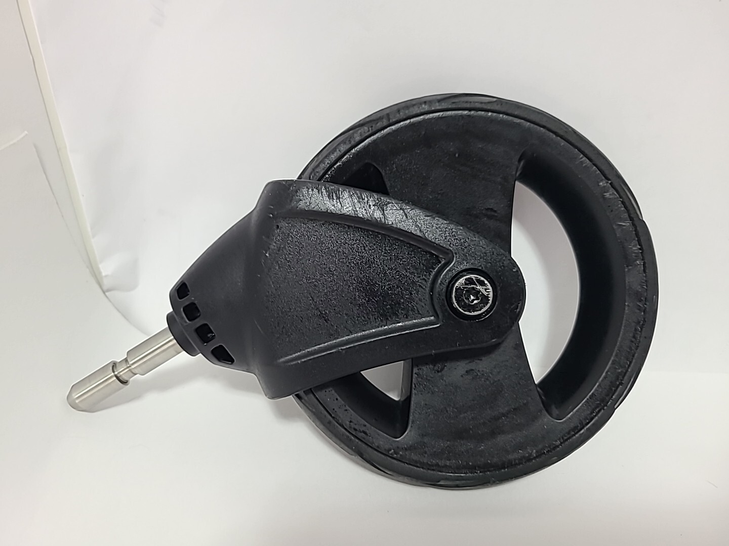 Doona Baby Kids One Stroller Front Wheel Tire Replacement Part Black.