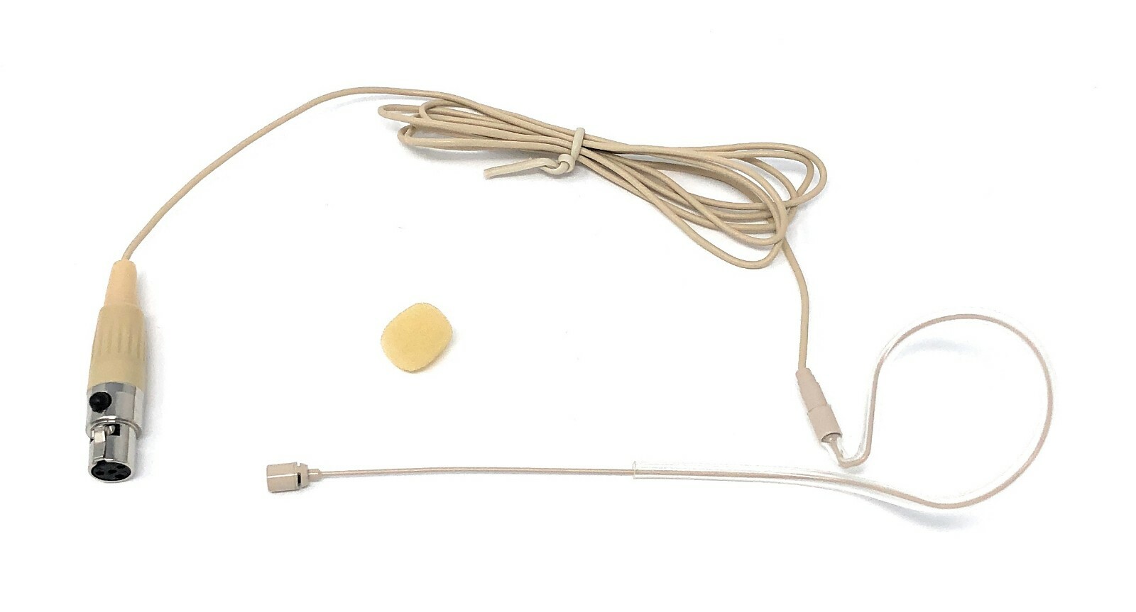 Single Earhook Headset Microphone with 4 pin XLR Connector for SHURE Wireless
