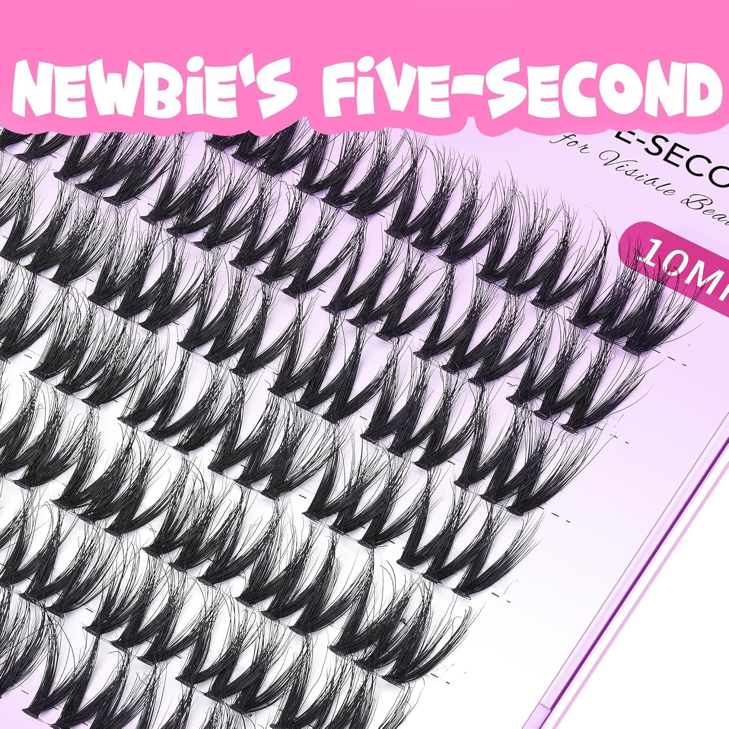 Lash Clusters Fluffy Individual Lash Extensions 3D Layered Volume Eyelashes