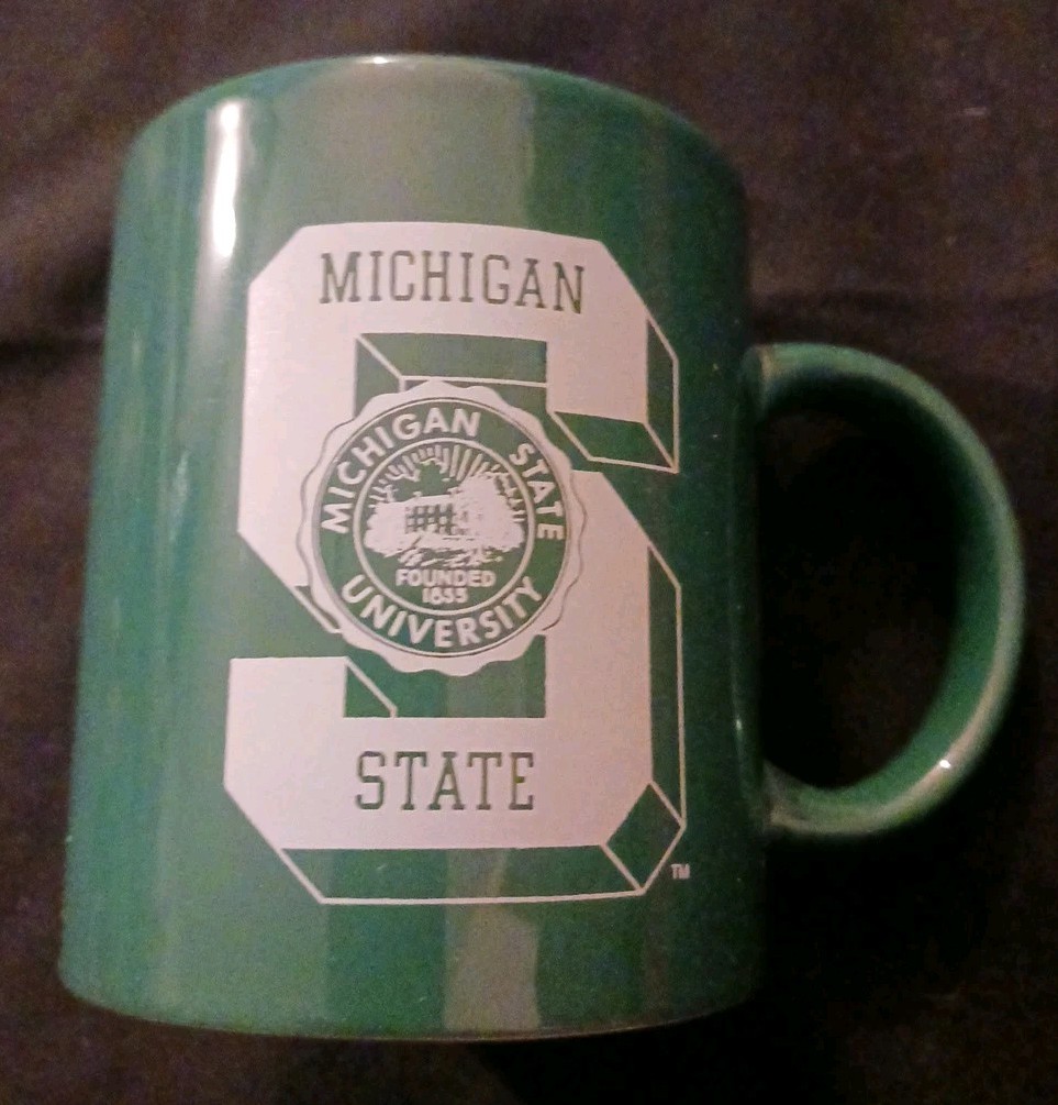 MICHIGAN STATE COFFEE CUP/ MUG ( FREE SHIPPING  )