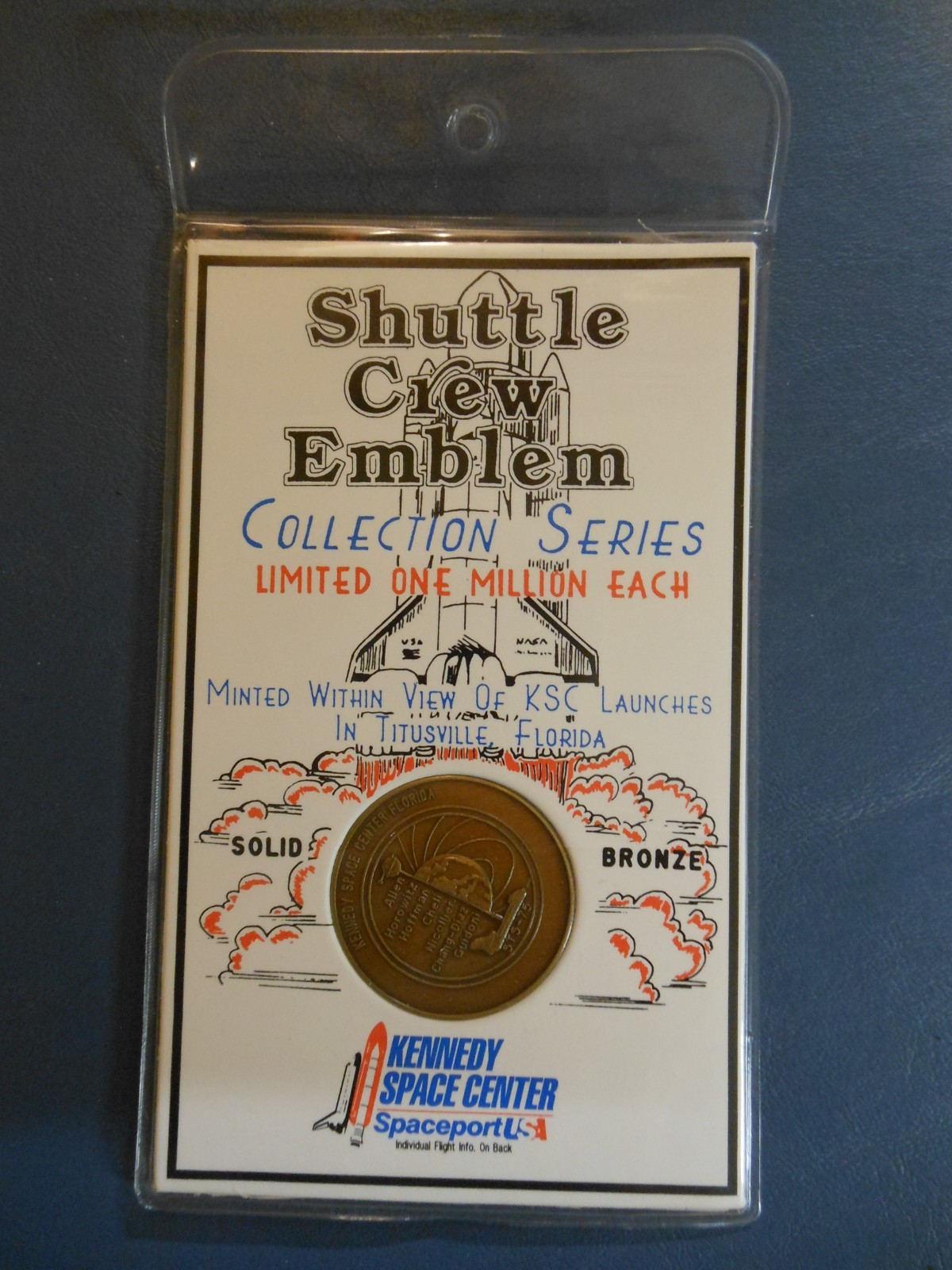 Space Shuttle Crew Emblem STS-75 Columbia 1996