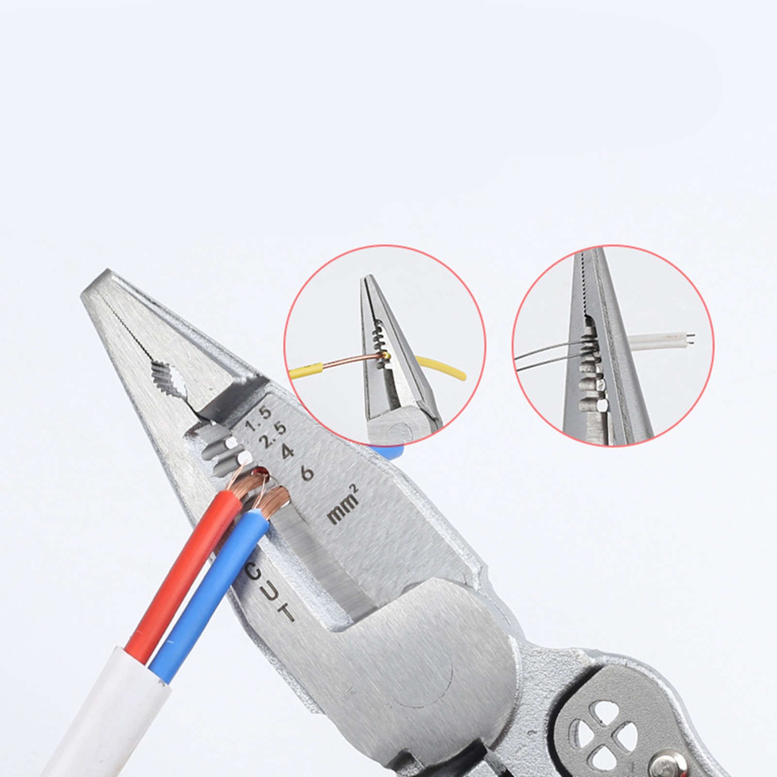 Multi Function Wire Stripper Tool with AC DC Voltage Tester and Wire Twister