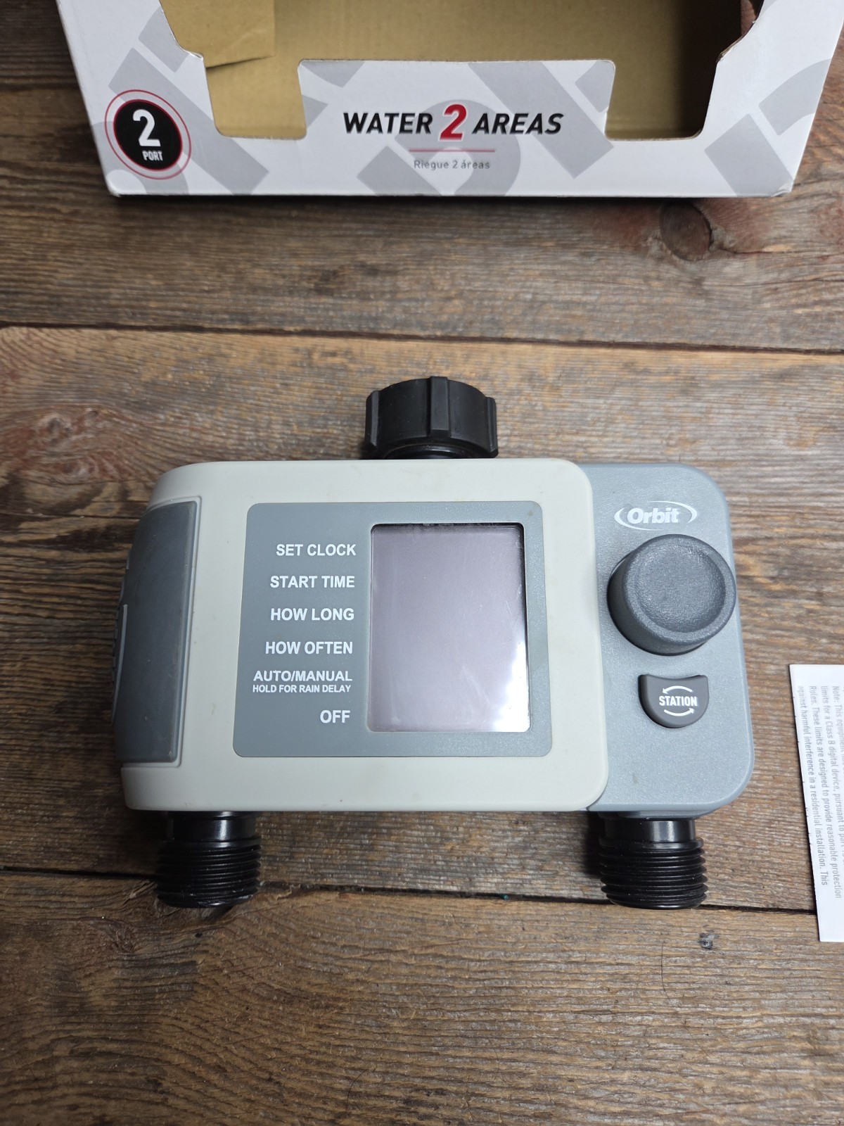 Orbit 2-Outlet Programmable Hose Watering Timer Sprinkler Timer 56544