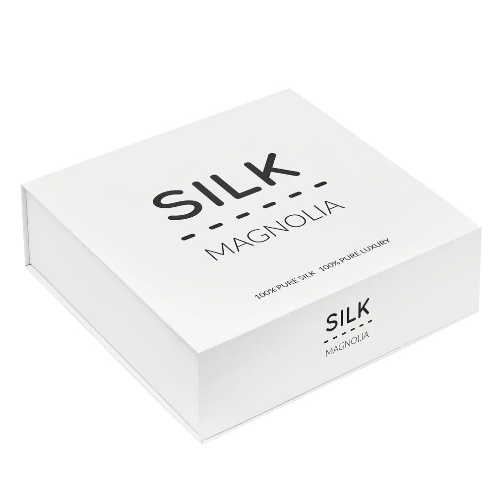 Silk Magnolia Silk Robe Extra Large White