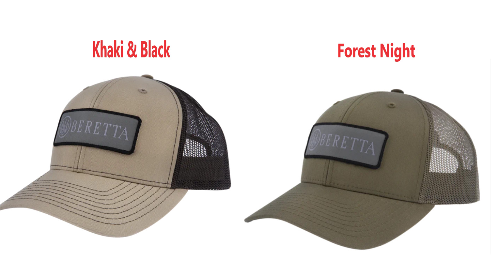 Beretta Men's Mesh Back Sdy Trucker Hat, Dark Green, One Size Fits All