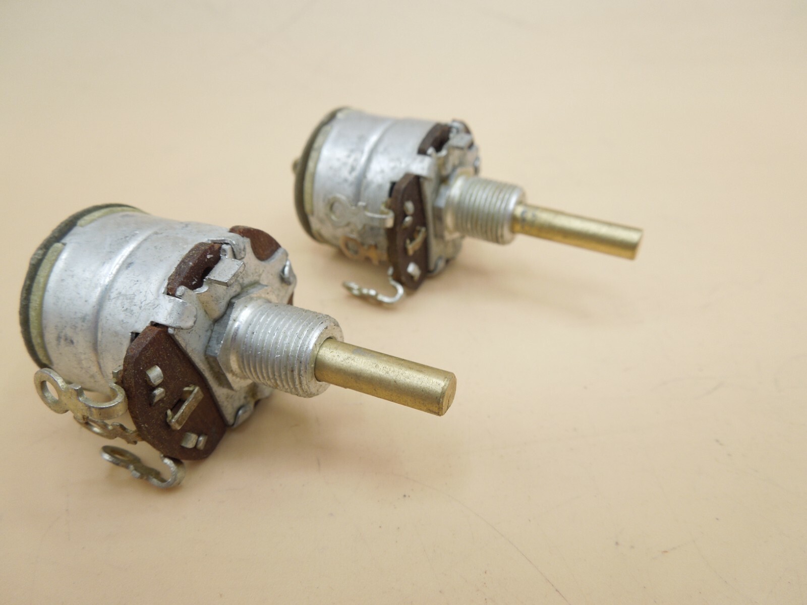 50K (50,000) Ohm Potentiometer LOG w/Switch (LOT OF 2)