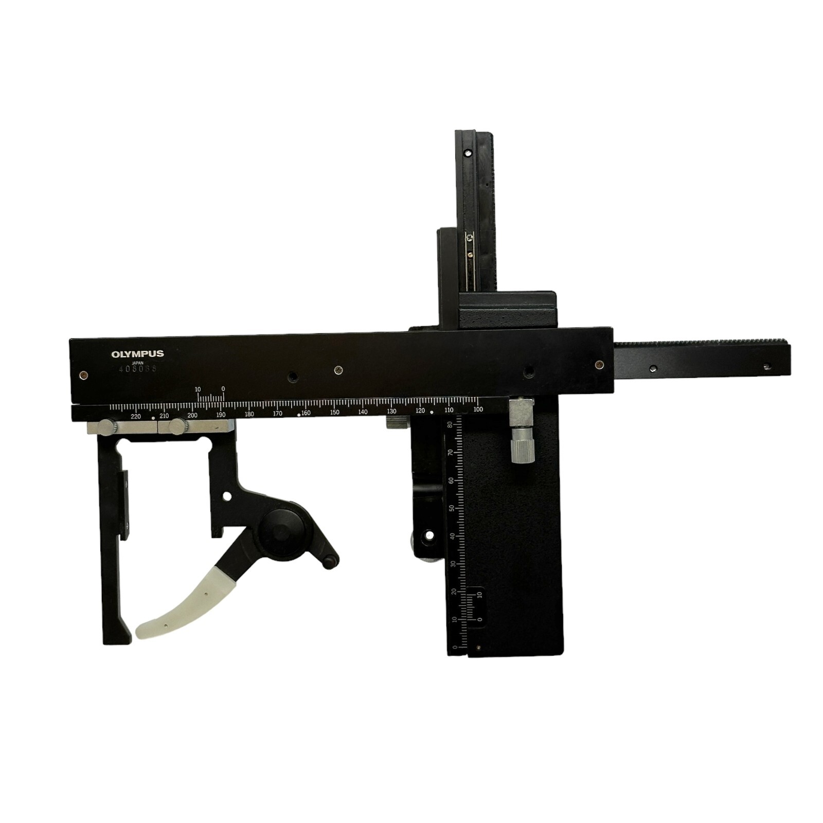 Olympus 408088 Microscope Mechanical XY Stage Caliper Attachable Scale
