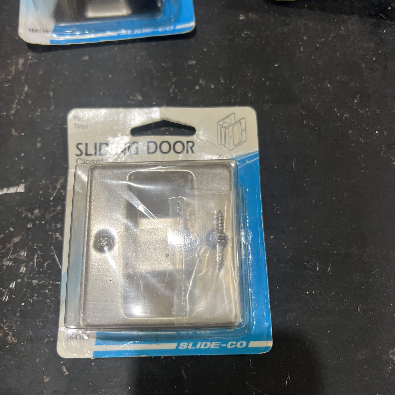 Slide-Co Satin Nickel Sliding Door Closet Pull 164158, New Old Stock pocket door