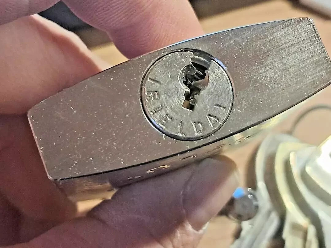 4 X RIELDA Keyed Alike Padlocks Re-programable High Security/With 8 +1 Keys