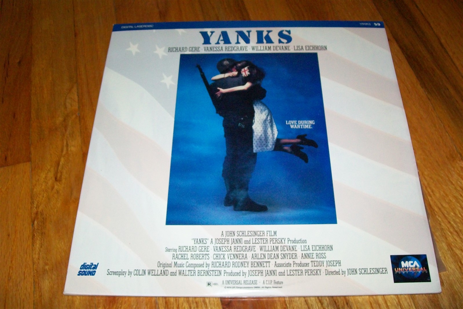 YANKS 2-Laserdisc LD SET EXCELLENT CONDITION VERY RARE GREAT FILM RICHARD GERE