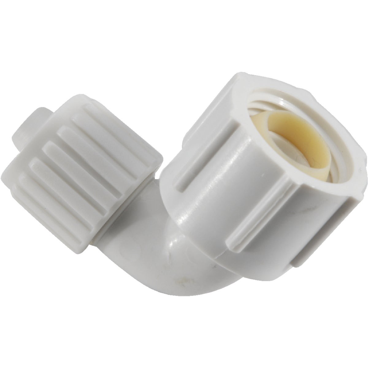 Flair-It 3/8 In. PEX x 1/2 In. FPT 90 Deg. Plastic Compression Female Swivel PEX