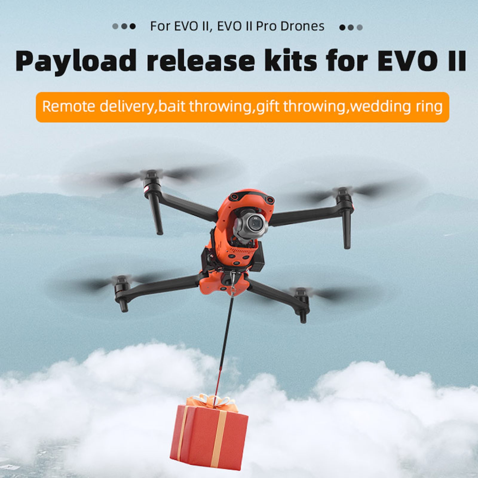 Airdrop System for EVO II/EVO II Pro Remote Control Thrower Accessory