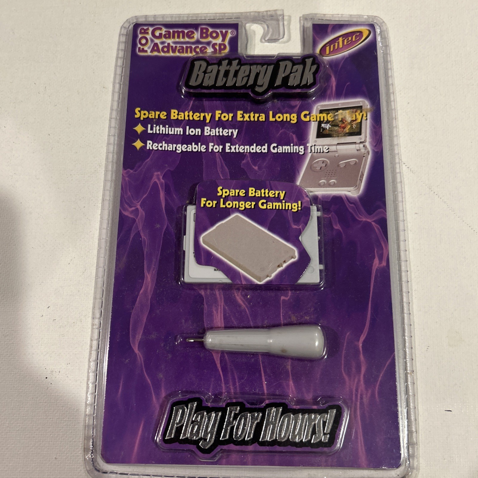 Intec Battery Pak for Nintendo Gameboy Advance SP Rechargeable Battery