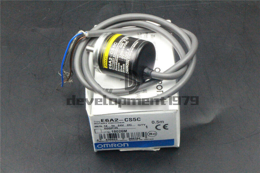 ONE New OMRON E6A2CS5C E6A2-CS5C 500P/R Rotary Encoder