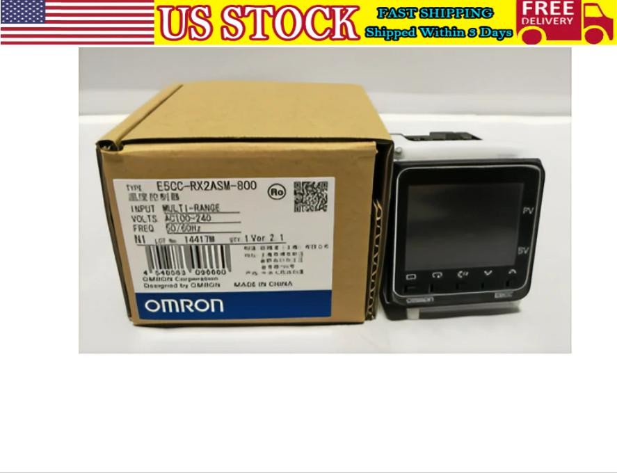 NEW Omron Temperature Controller E5CC-RX2ASM-800 100-240 VAC US Free TAX