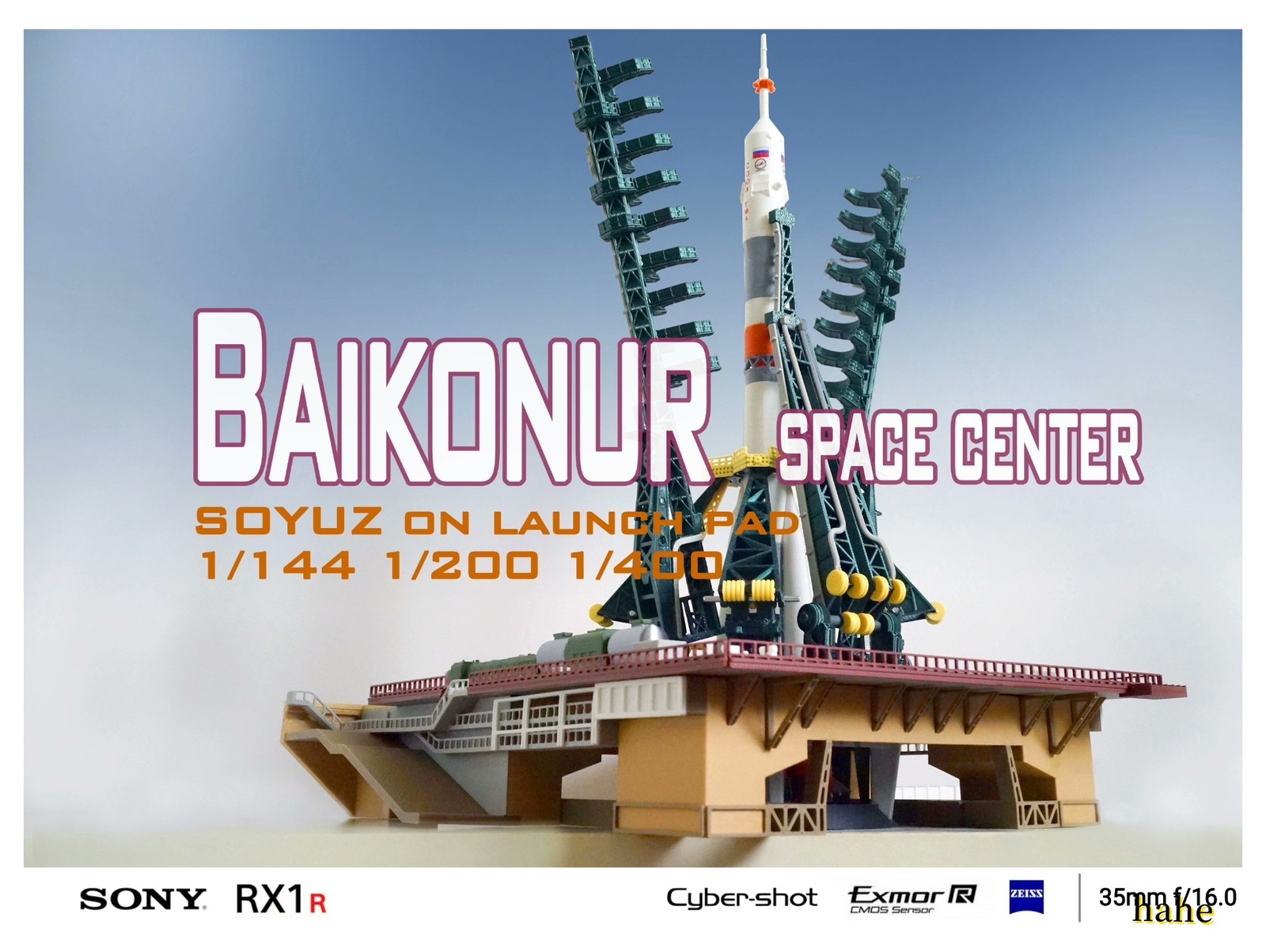 1/200 CCCP Soyuz A2 Baikonur Kazakhstan Launch Spacecraft 3D Printed Model Gift