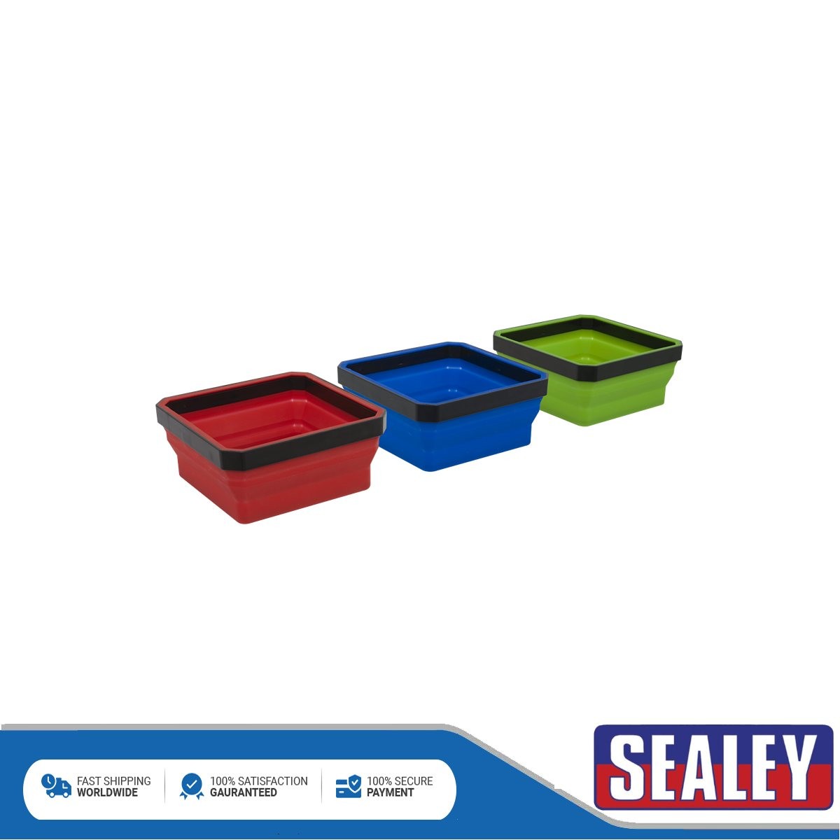 Sealey Collapsible Magnetic Parts Tray Set APCSTS