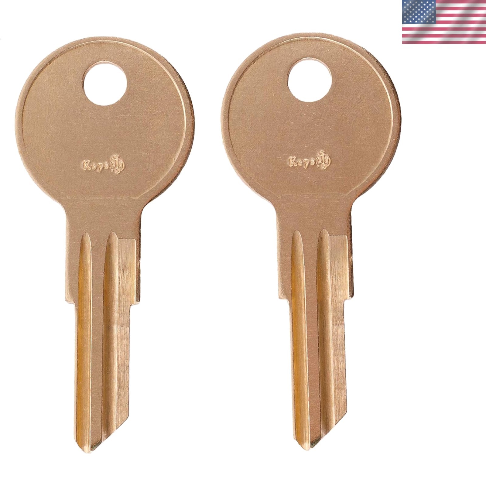 Expertly Crafted T03 Keys for Husky Tool Boxes - 2 Pre-Cut Replacement Set
