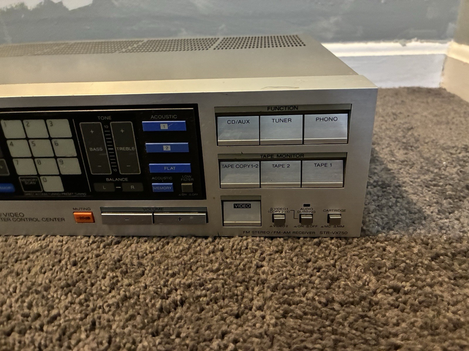 Sony STR-VX750 FM Stereo/FM-AM Receiver AV Computer Control Center Nice
