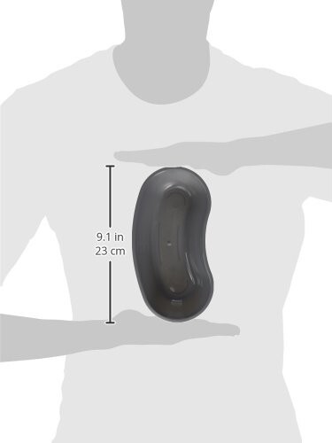 Medline DYND80327 Plastic Emesis Basins - 500 mL Graphite