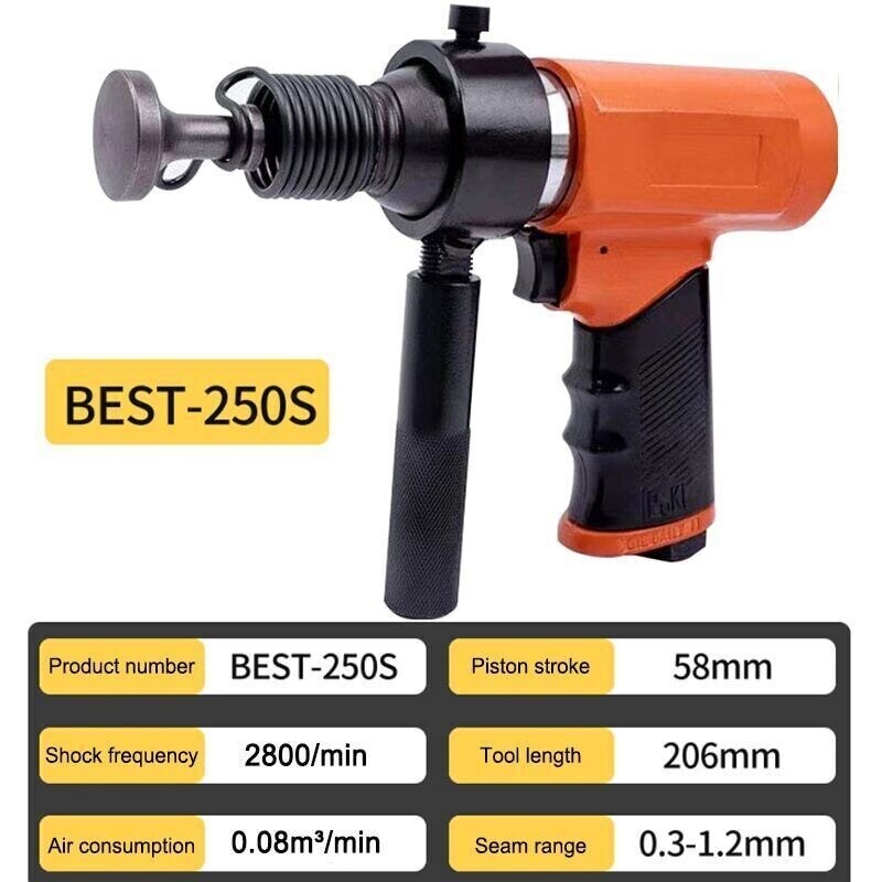Pneumatic Seaming Machine Knocking Hammer Duct Gun Tin Edge Sealing