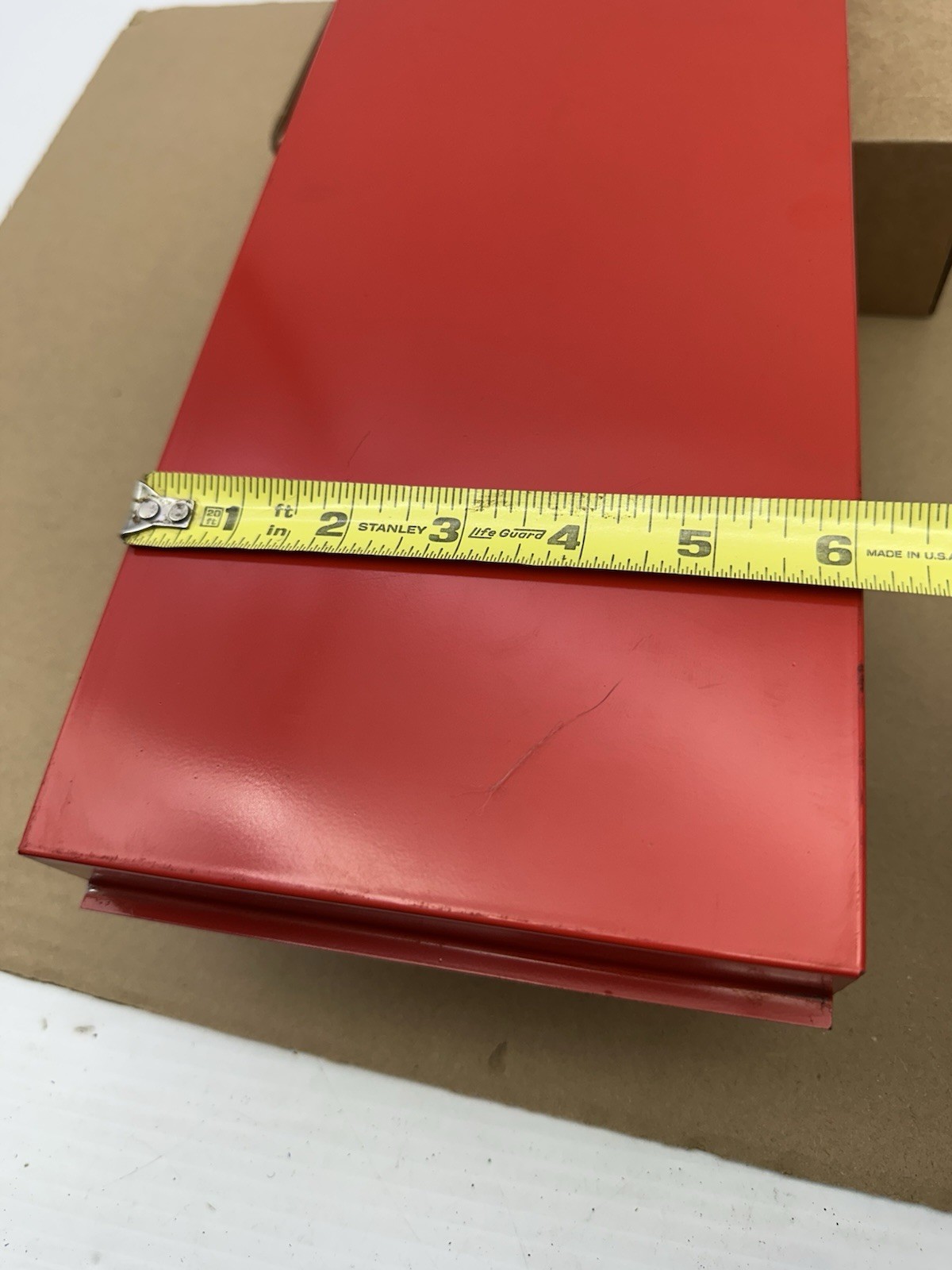 Snap-on KRA380 Roll Cab Sliding Parts Tray 21.5'' Wide x 6'' Deep x 1'' High Red