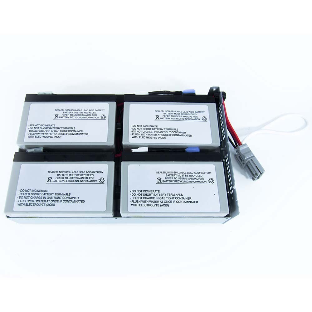 Equivalent replacement battery cartridge APC RBC132