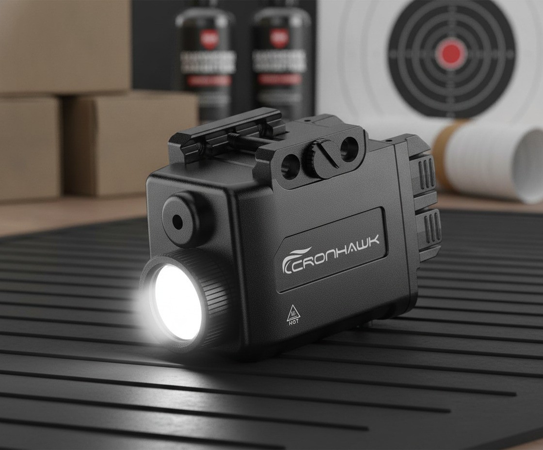 Pistol Light Red Laser Combo, 700 Lumens, USB-C Rechargeable