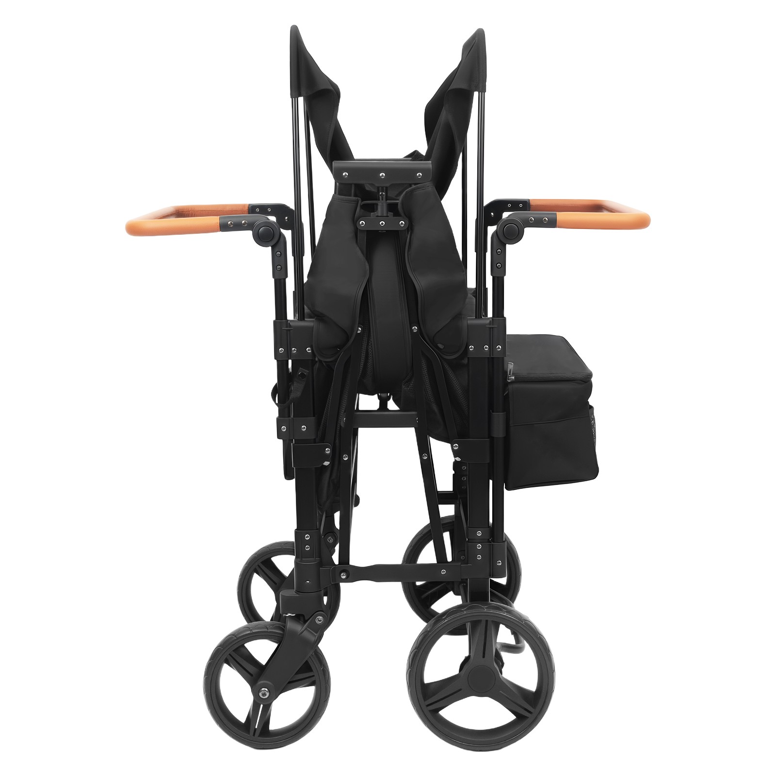 Adjustable 4-seats Stroller Wagon Push Pull Quad Collapsible Stroller With Wheel
