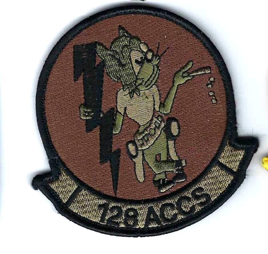 PATCH USAF 128TH ACCS GEORGIA ANG AIR NATIONAL GUARD