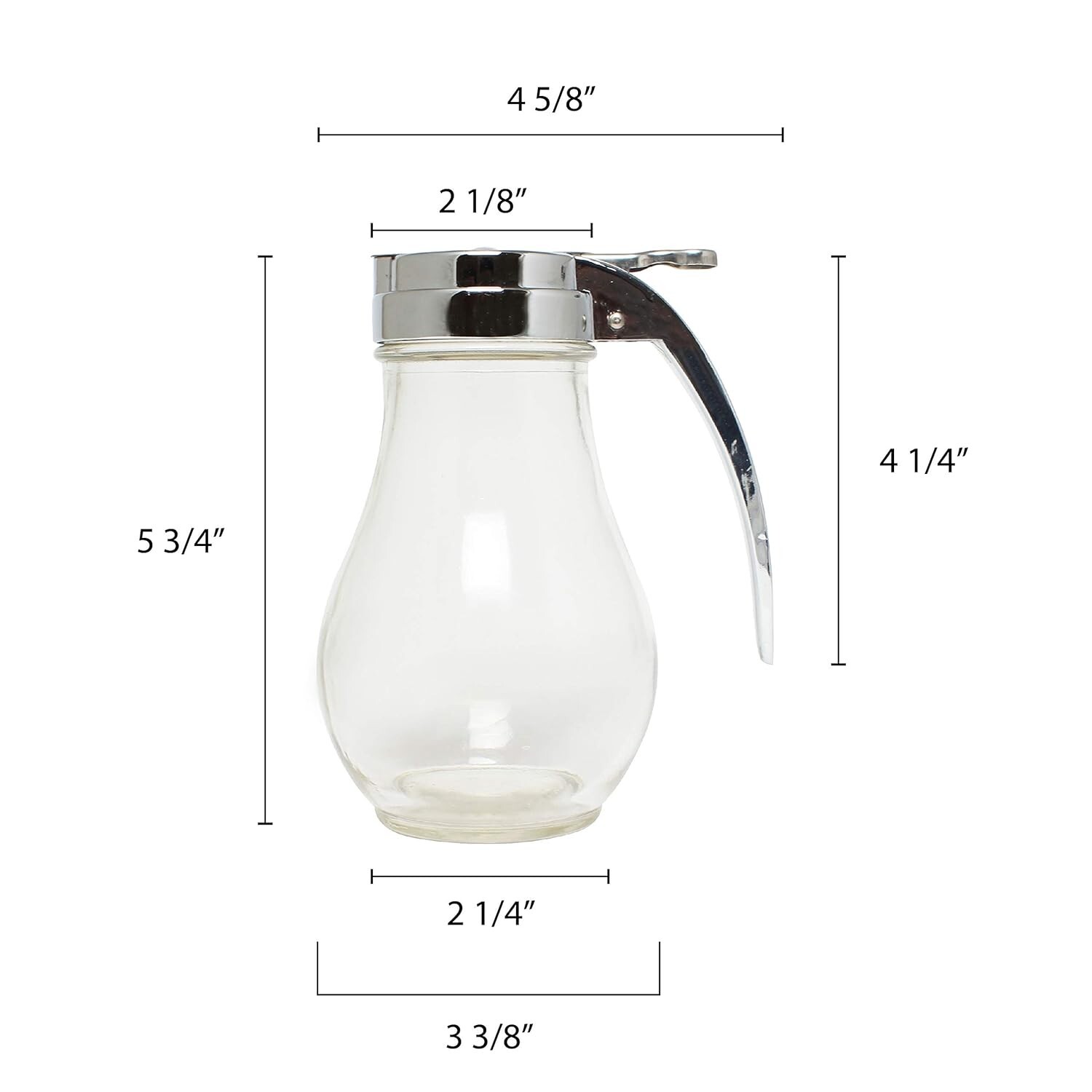 Thunder Group GLTWSY014 14 Oz Syrup Dispenser