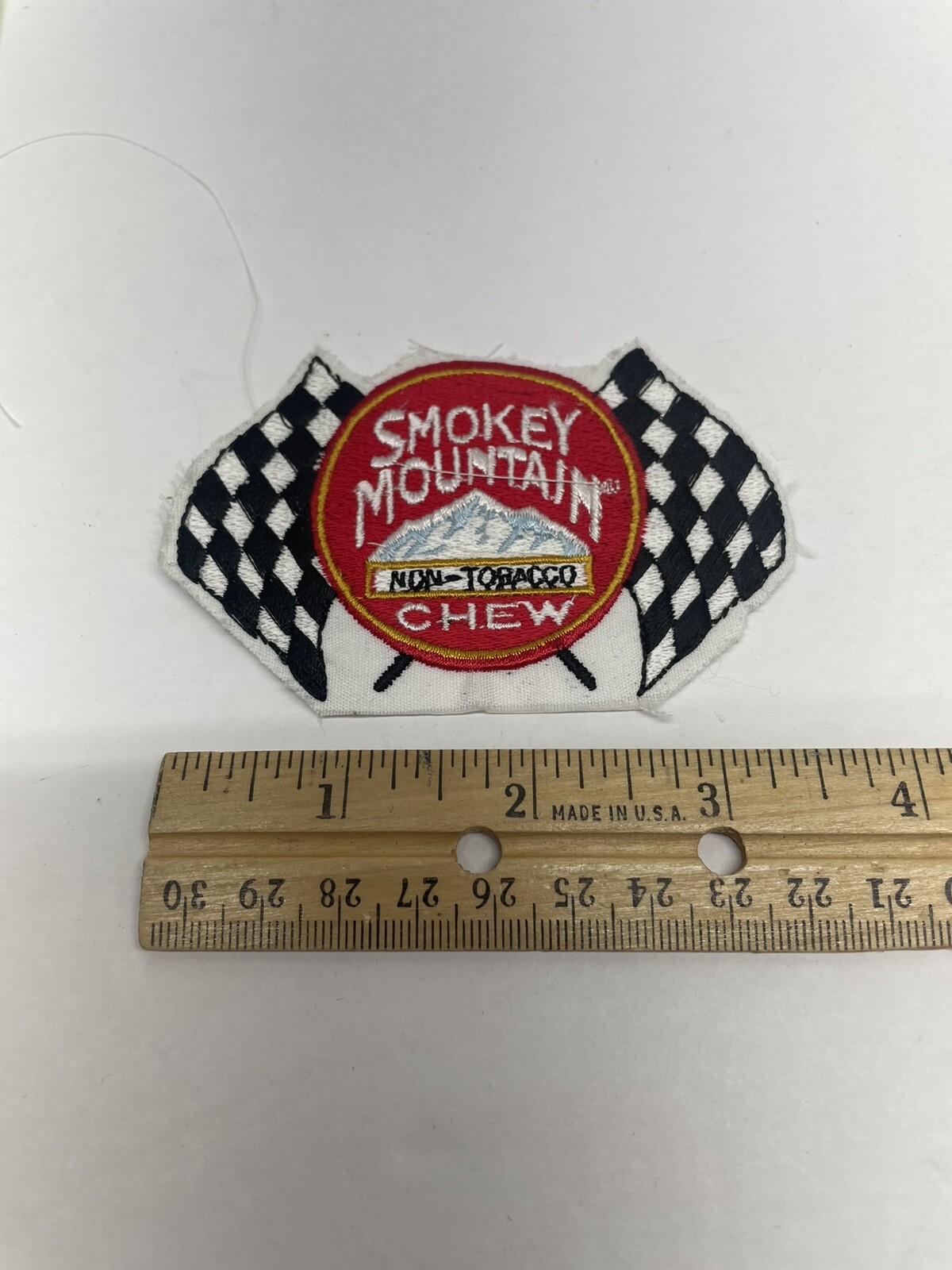 Smokey Mountain Chew Embroidered Patch NASCAR uniform Hat Racing Jacket