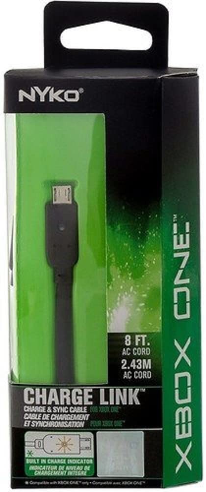 Nyko Light Up Charge Link Micro-Usb Controller Charge And Sync Cable For 5E
