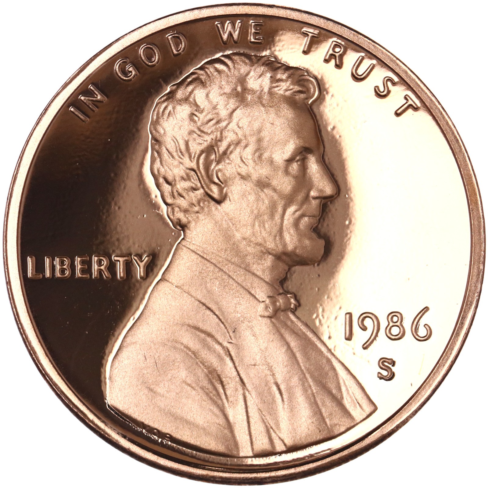 1986 S Lincoln Memorial Cent Gem DCam Proof