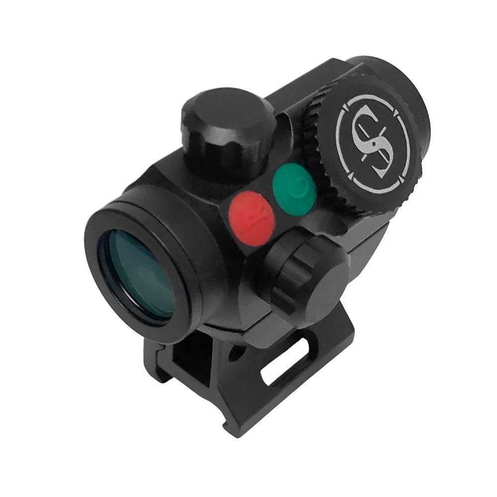 Sniper RD20 1x22mm 3MOA Red/Green Dot Sight Fit 20mm Picatinny Rail 1 Inch Riser