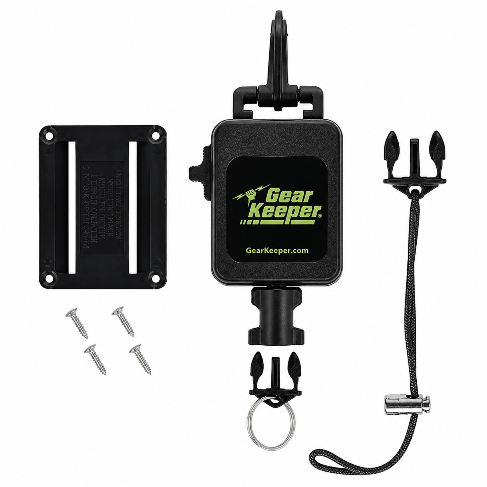 Gear Keeper RT4-5914 Medium Flashlight Retractor Large Heavy Duty Snap Clip
