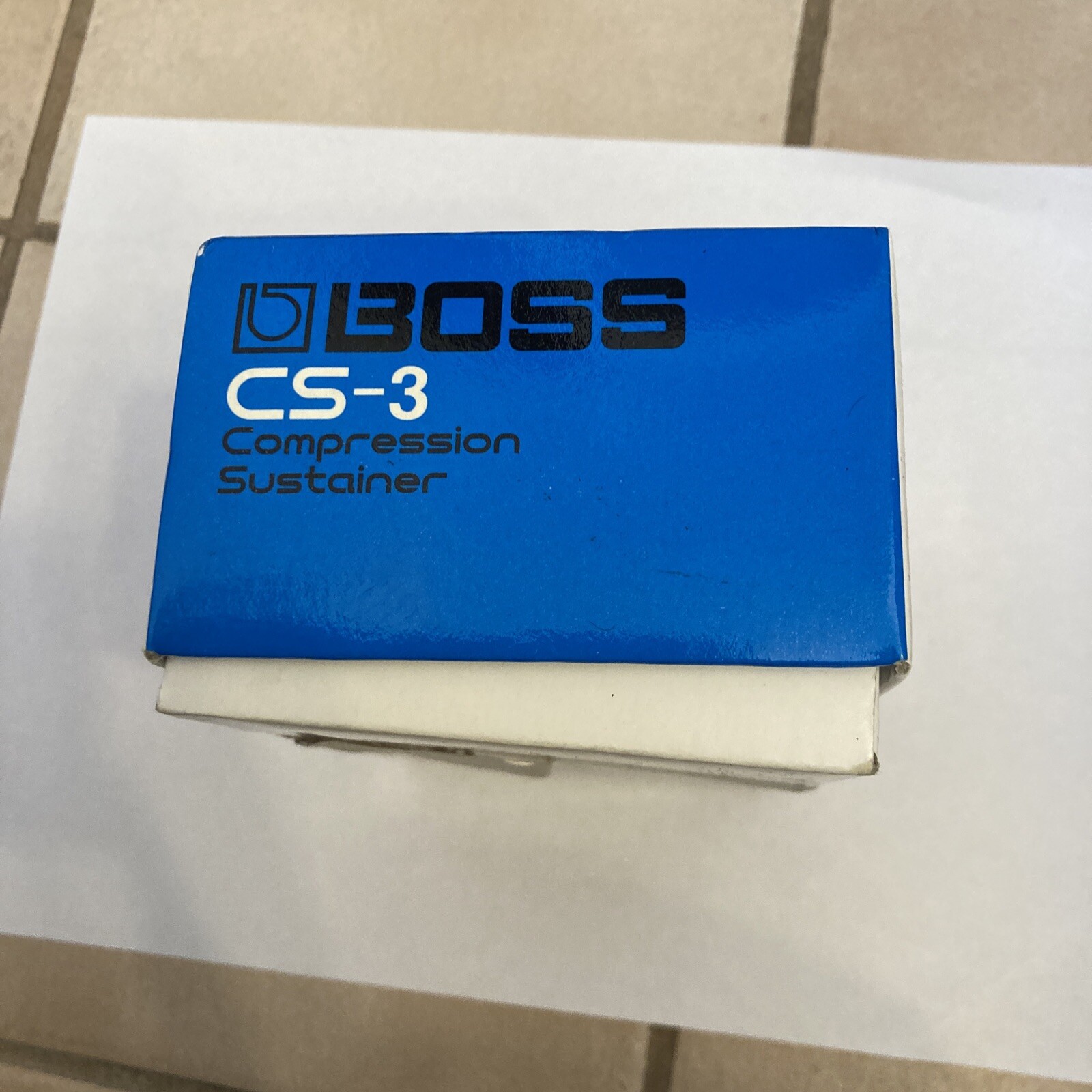 Boss CS-3 Compressor Guitar Effect Pedal W/ Box New Opened Box READ