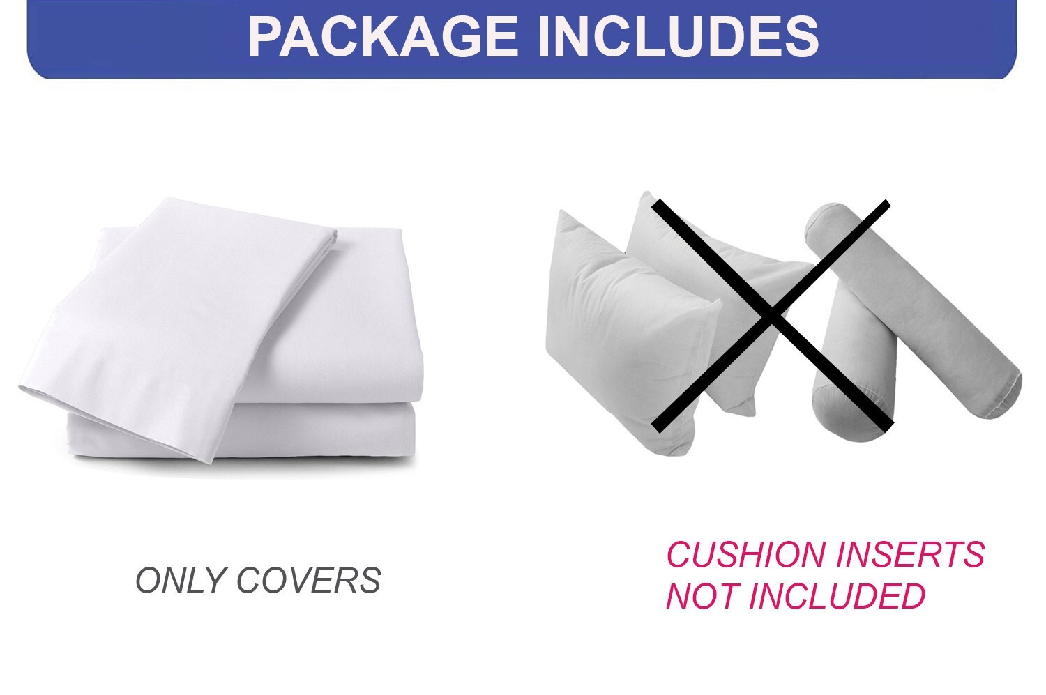 |COVER ONLY| STYLE 1 Queen Bolster Pillow Daybed Porch Swing Knife Edge AD001