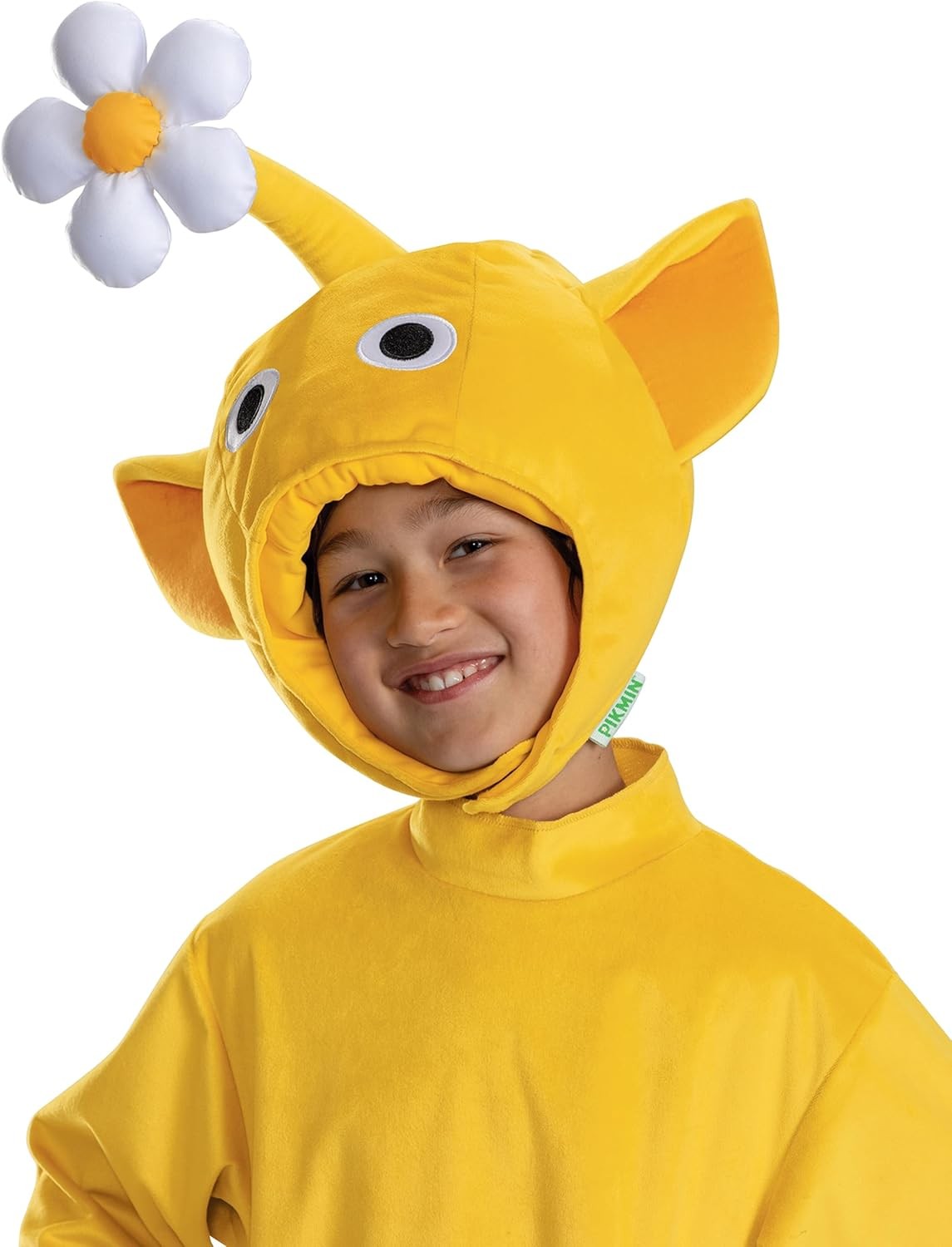 Yellow Pikmin Headpiece Nintendo Fancy Dress Halloween Child Costume Accessory