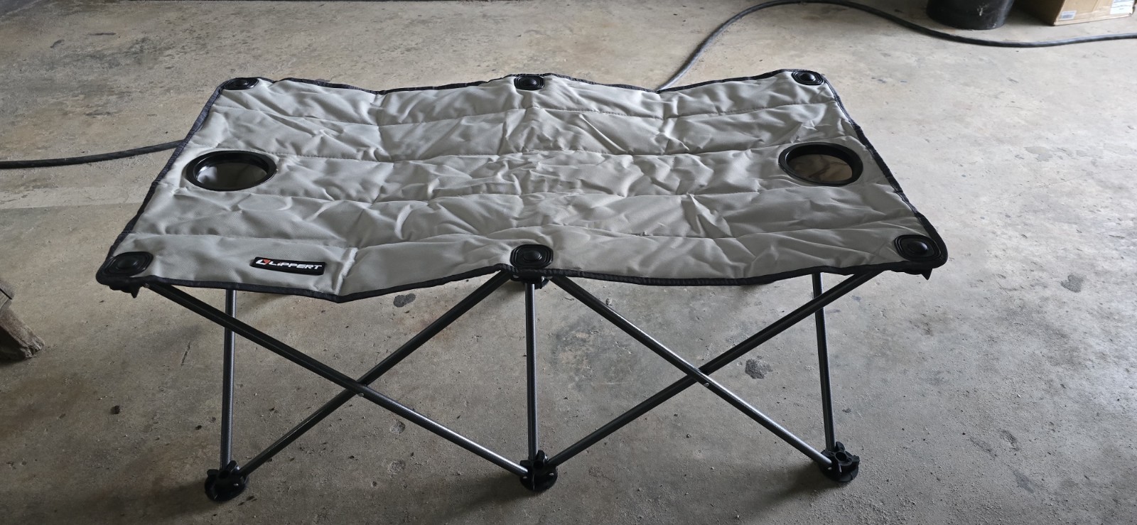 Lippert 2021123292 Campfire Ottoman, Sand