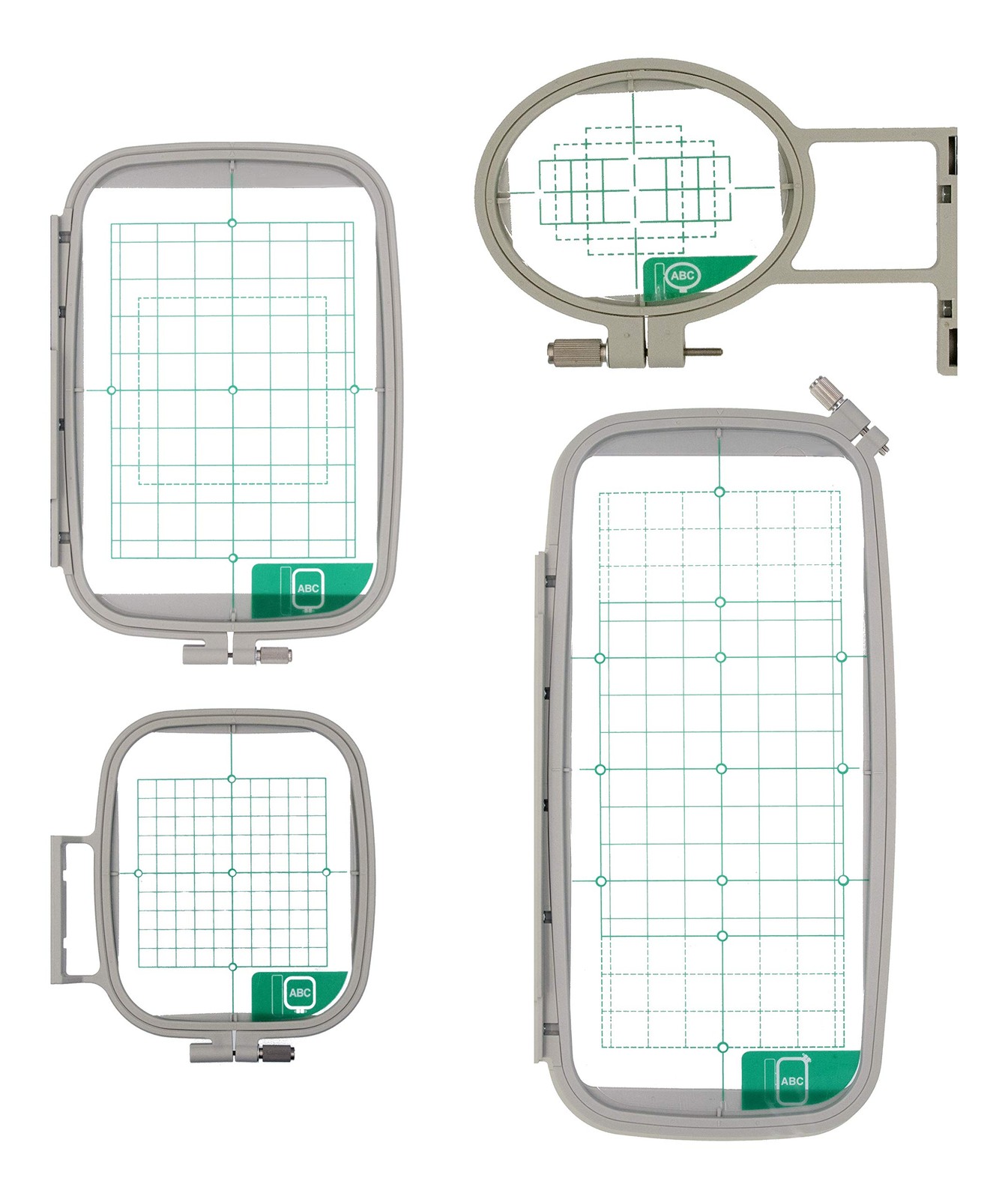 Ultima 4 Piece Embroidery Hoop Set for Brother, Innovis & Baby Lock...