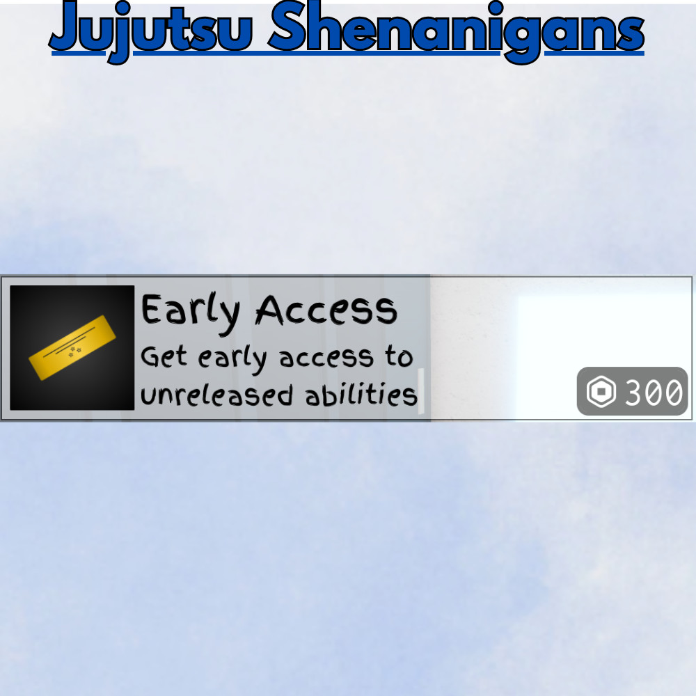 Jujutsu Shenanigans | Gamepasses & Emotes | Fast & Cheap
