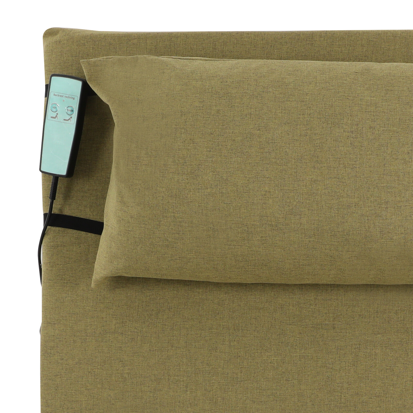 Green Electric Lifting Adjustable Bed Back Rest Electric Auxiliary Backrest US
