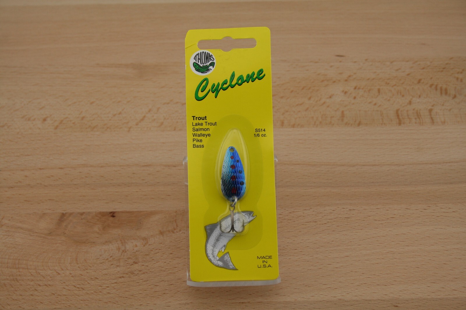 Thomas Cyclone Wobbler Spoons 1/6 and 1/4 NOS